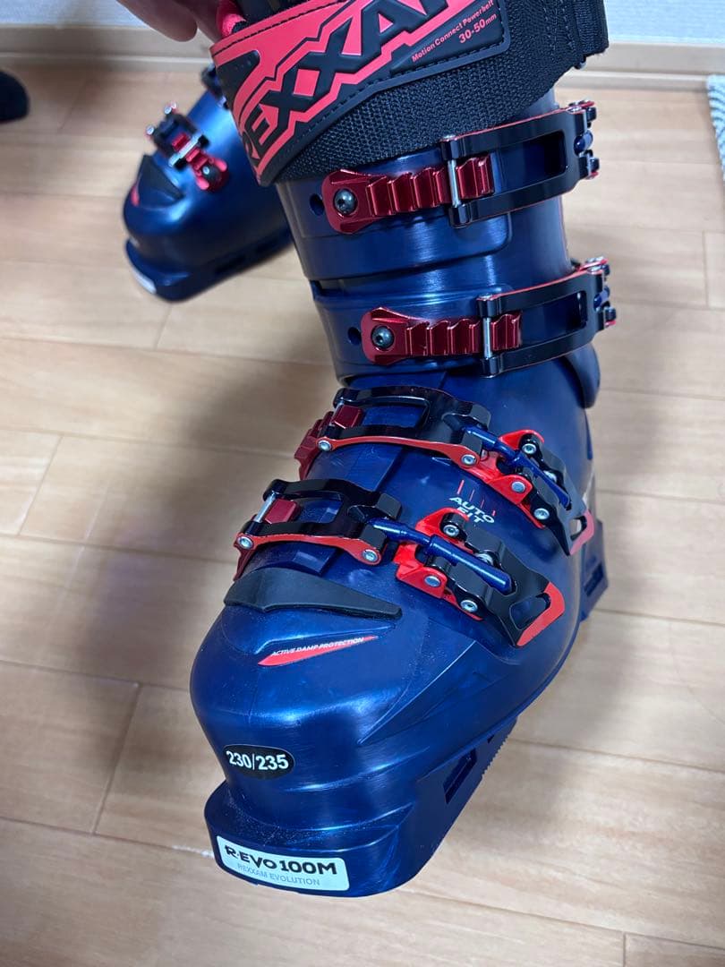 【美品】REXXAM R-EVO 100M 23.5cm スキーブーツ レグザム