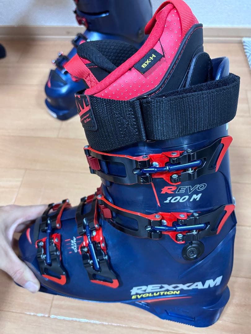 【美品】REXXAM R-EVO 100M 23.5cm スキーブーツ レグザム