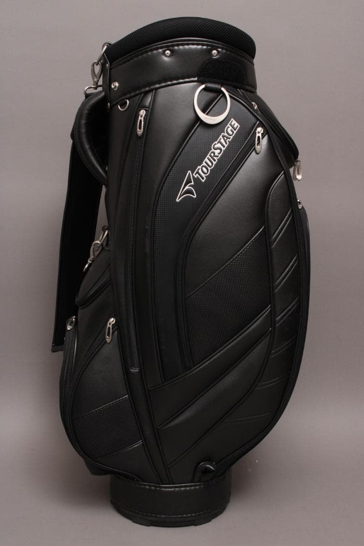 【美品】ツアーステージ TOURSTAGE キャディバッグ《9型》カート 5分割