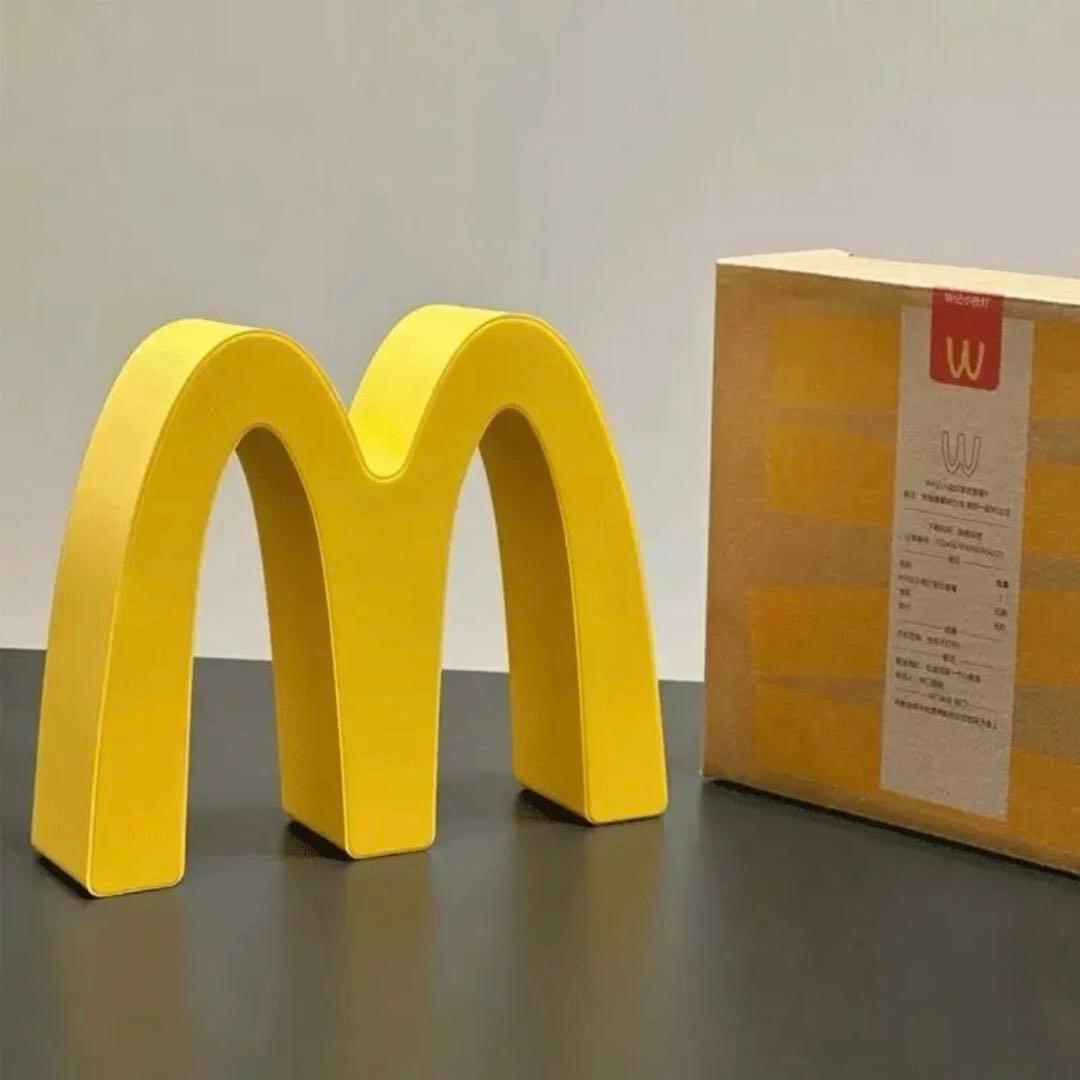 新品未使用】マクドナルドランプゴールデンアーチサイン看板ロゴライト