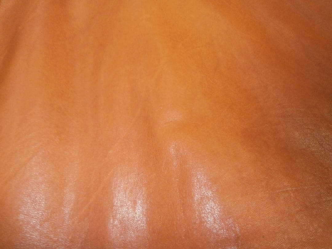 ローブローナックル ライダースジャケット ワッペン 山羊革 ブラウン