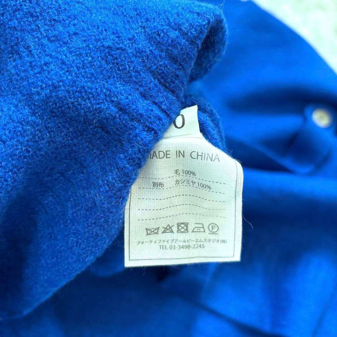 45R クレリックのタートルネックニット ウールカシミヤ ワイド