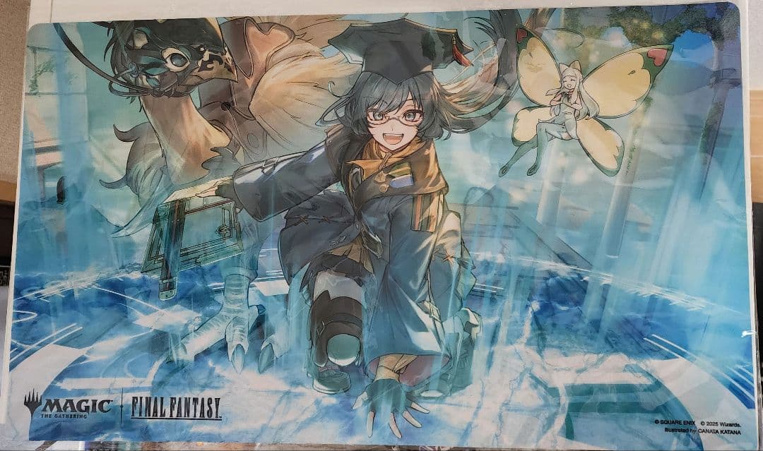 匿名配送　瞬唱の魔道士　プレイマット　FF ファイナルファンタジー mtg 瞬唱の魔道士 プレイマット FF ファイナルファンタジー - メルカリ