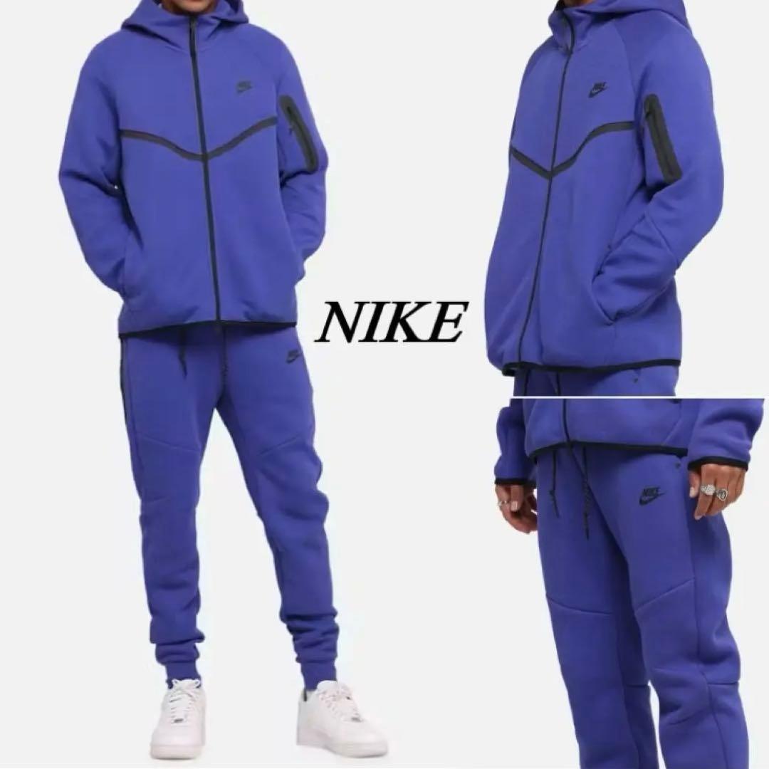 NIKE テックフリース 紫 セットアップM central cee着用 正規品 - メルカリ