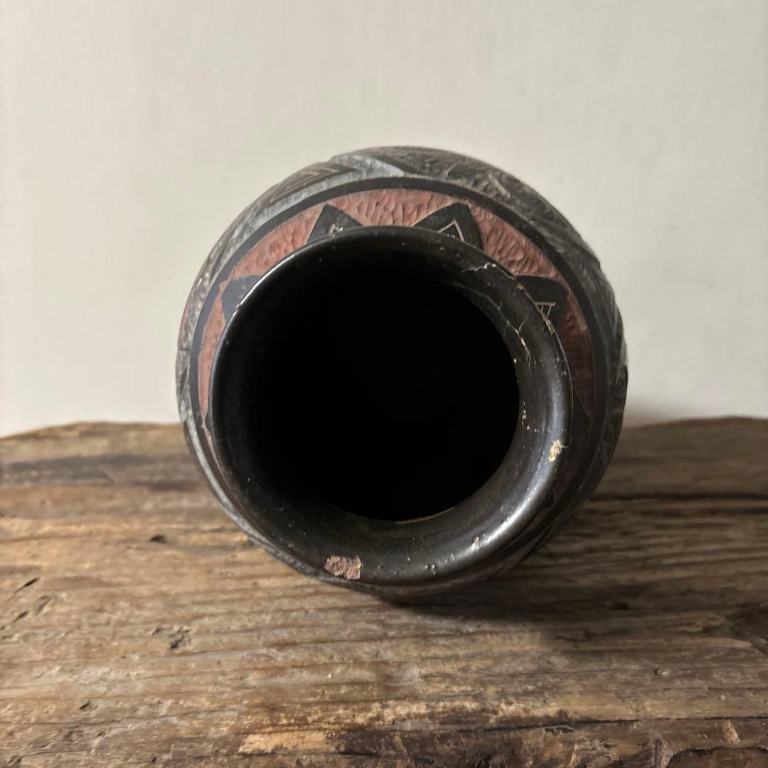 琉球 古典焼 小壺 ⑤壺屋焼 やちむん 古民芸 アンティーク 骨董 検:李朝.