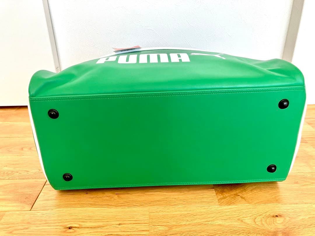 PUMA Classicデザイン ボストンバッグ グリーン 新品 - メルカリ