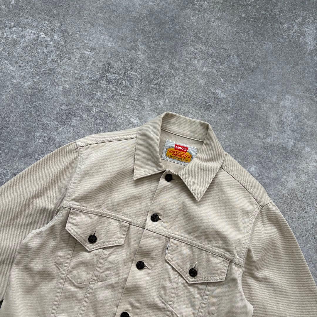 LEVI'S】 WHITE JACKETS 90s リーバイス ピケジャケット - メルカリ