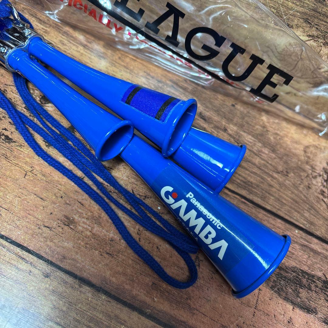 パナソニック ガンバ大阪 金属製4連チアホーン ブブゼラ jリーグ 応援