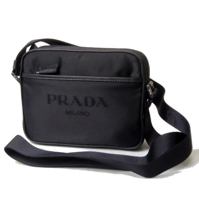 新品 PRADA プラダ Re-Nylon メッセンジャーバッグ 2VH144 PRADA プラダ 人気 ロゴ ナイロン ショルダーバッグ 黒 2VH144 (PRADA