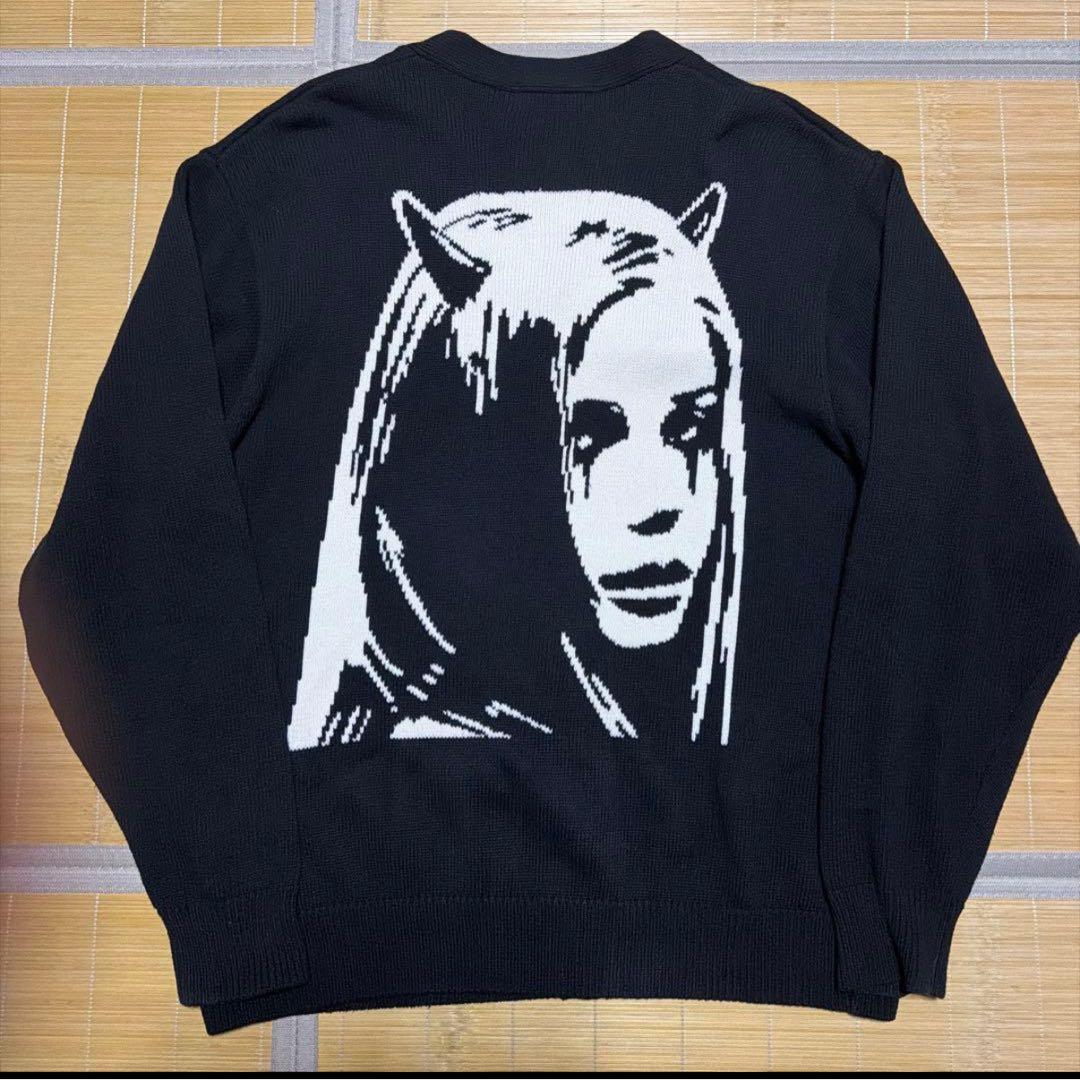 カ*ズ様 HYSTERIC GLAMOUR STEEL DEVILカーディガン ヒステリックグラマー カーディガン デビル Hysteric Glamour - メルカリ