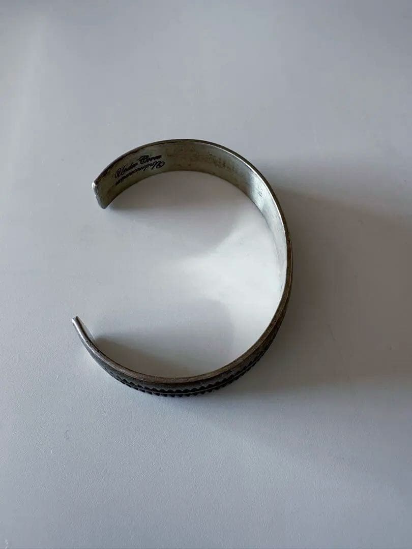 undercover アンダーカバー Silver ブレスレット Giz柄 - メルカリ