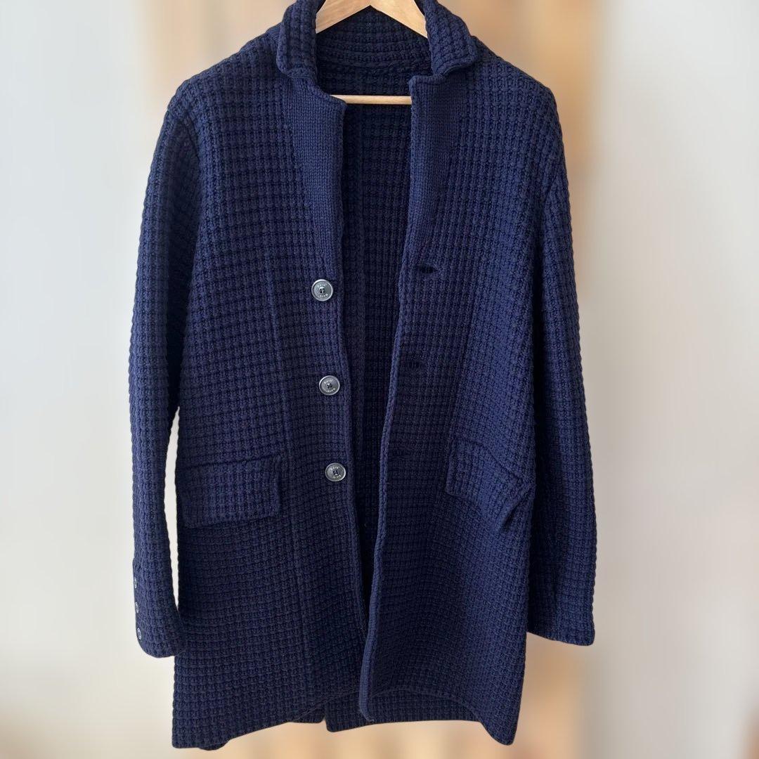 Bark ネイビー M ボタン付きジャケット 92160092803_C_1.jpg