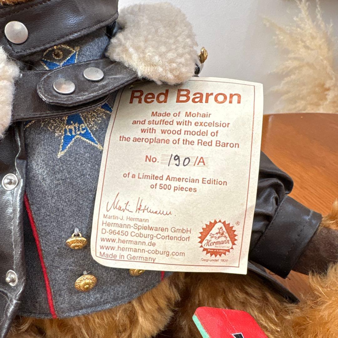 ハーマンベア レッドバロン ぬいぐるみ 限定版
