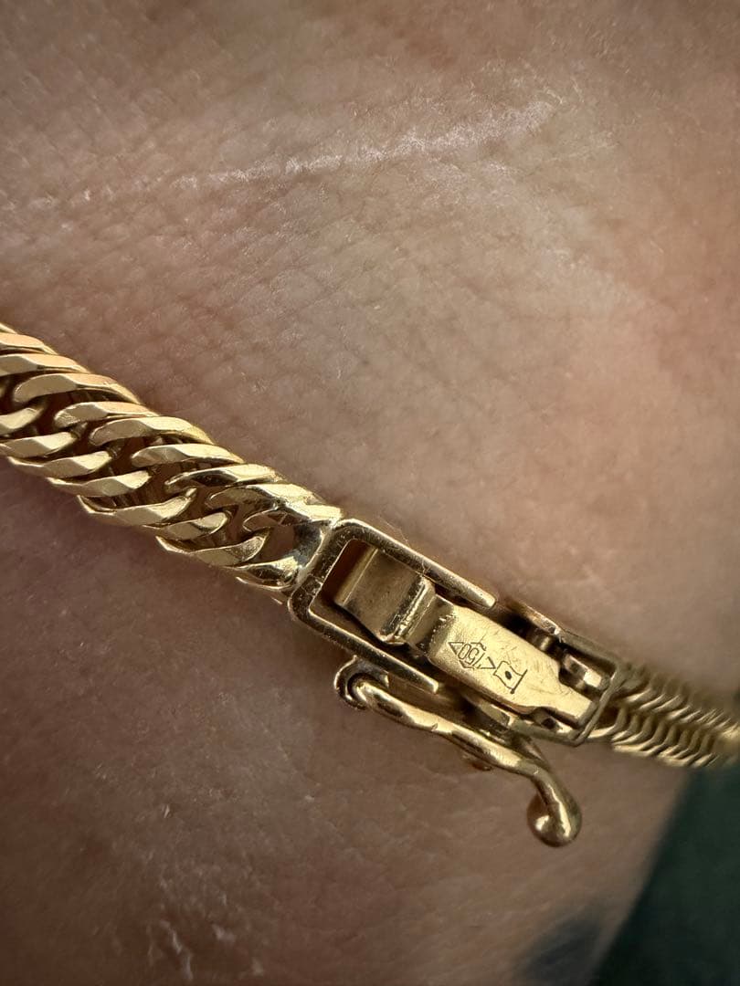 18金の喜平ブレスレット　12面　5.1g