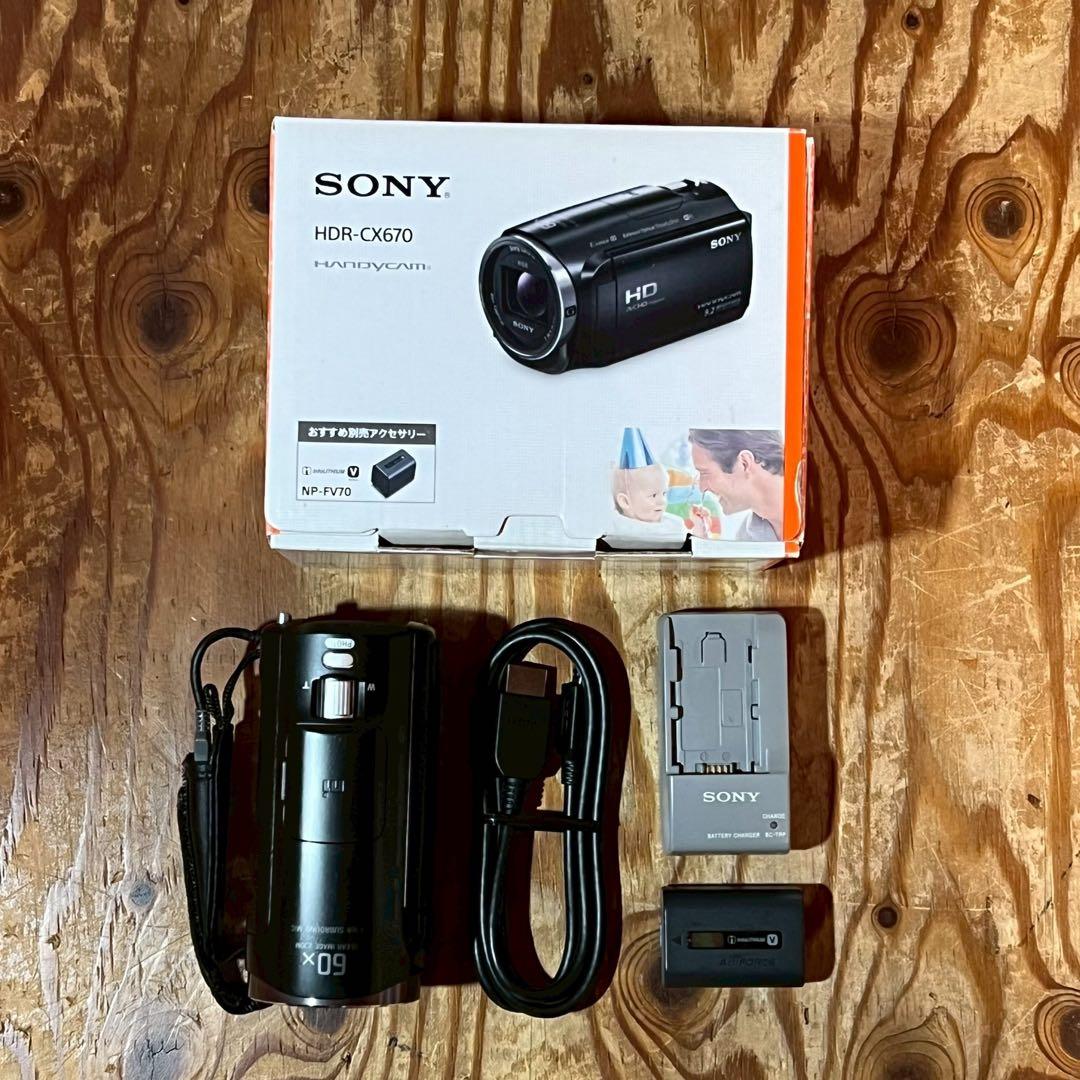 SONY HDR-CX670 ビデオカメラ 本体 Amazon | SONY HDビデオカメラ Handycam HDR-CX670 ブラック 光学30倍