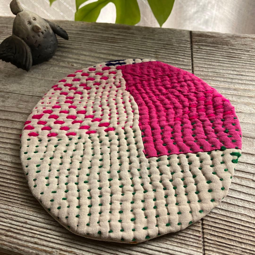 No.201 ヴィンテージカンタキルト(ラリーキルト)のマルチマット - メルカリ