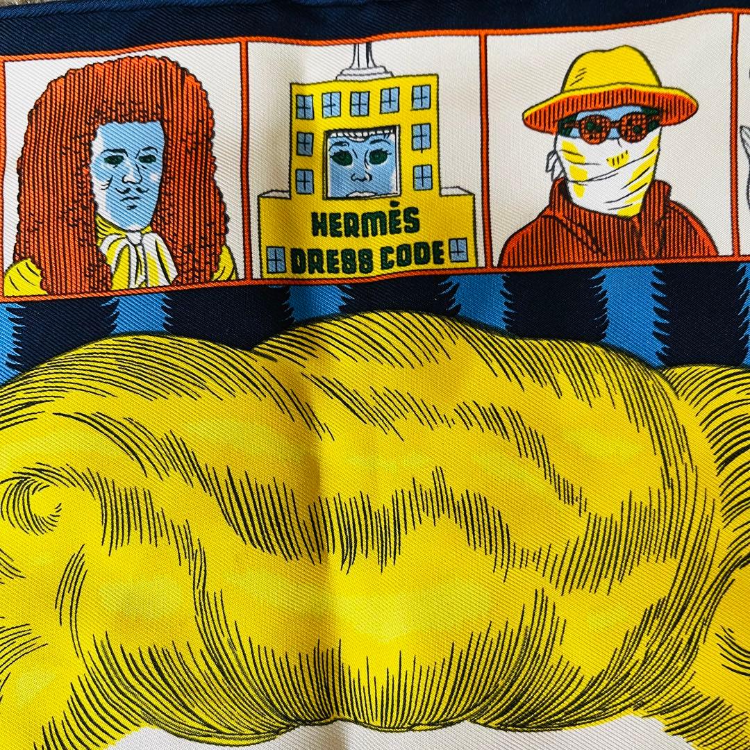 美品】エルメス カレ45 ドレスコード スカーフ ガヴロッシュ - メルカリ