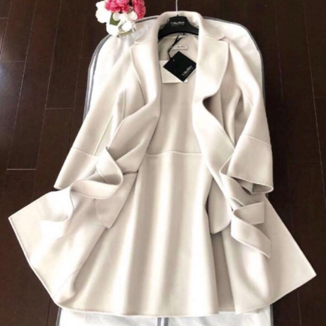 新品タグ付【'S MAXMARA】38クチートアマーノ エクリュ - メルカリ