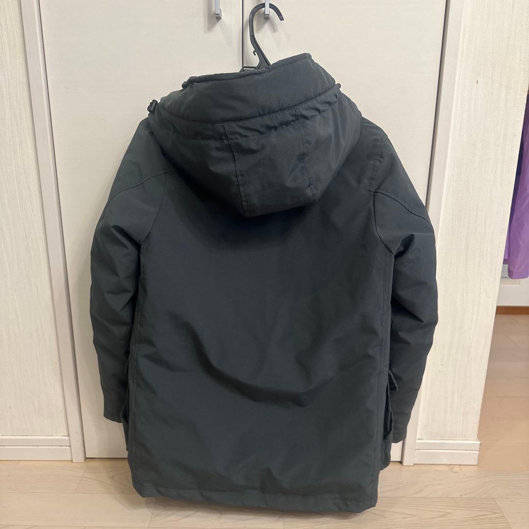 DANTON ダントン グレー ダウンジャケット レディースサイズ34 女性用