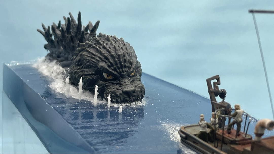 ゴジラー1.0 マイナスワン　ジオラマ　がんばれ新生丸