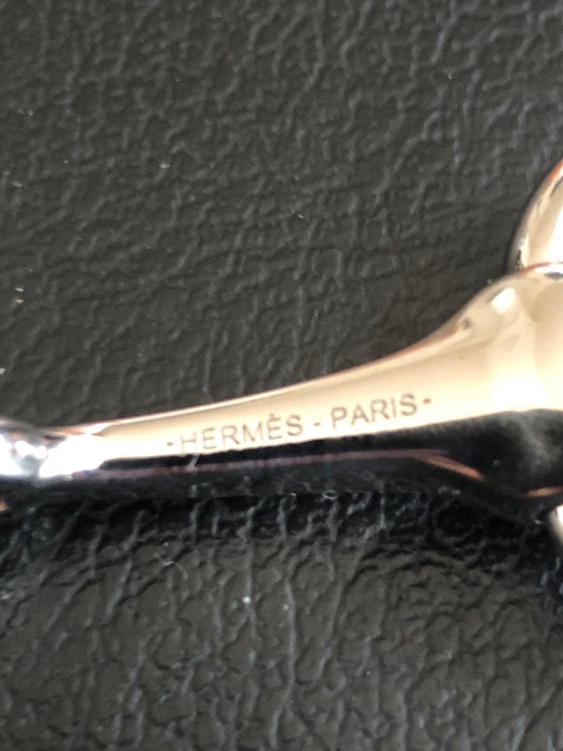 最終です！HERMES モールドゥ ホースビット スカーフリング シルバー