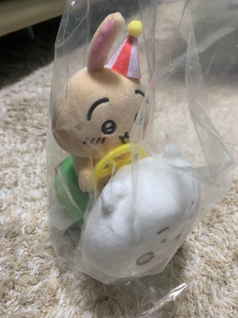 ちいかわらんど　ぴーぽぽぬいぐるみ　ちいかわ　ハチワレ　うざき　3体セット