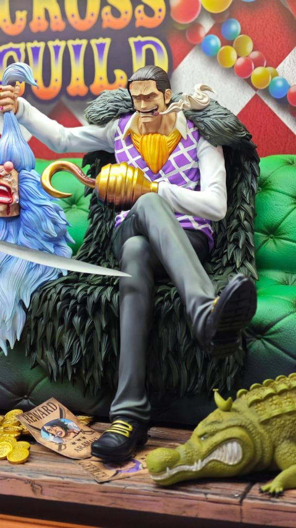 ワンピース クロスギルド ミホーク クロコダイル フィギュア ガレージ