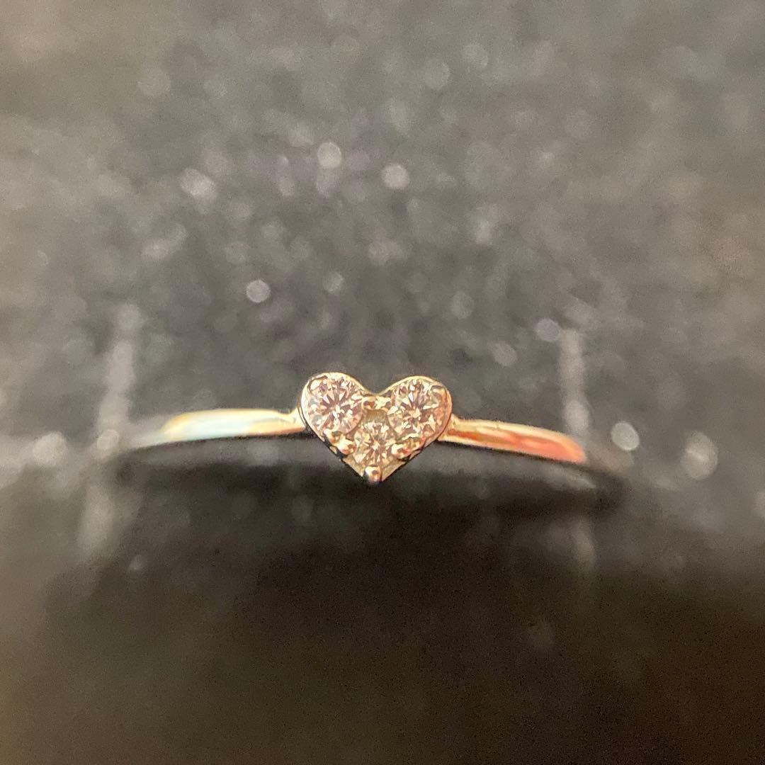 し*ん様 天然ピンクダイヤモンド　指輪　ハートリング ハートシェイプ ピンクダイヤモンド 指輪 0.251ct F VVS-2 HEART
