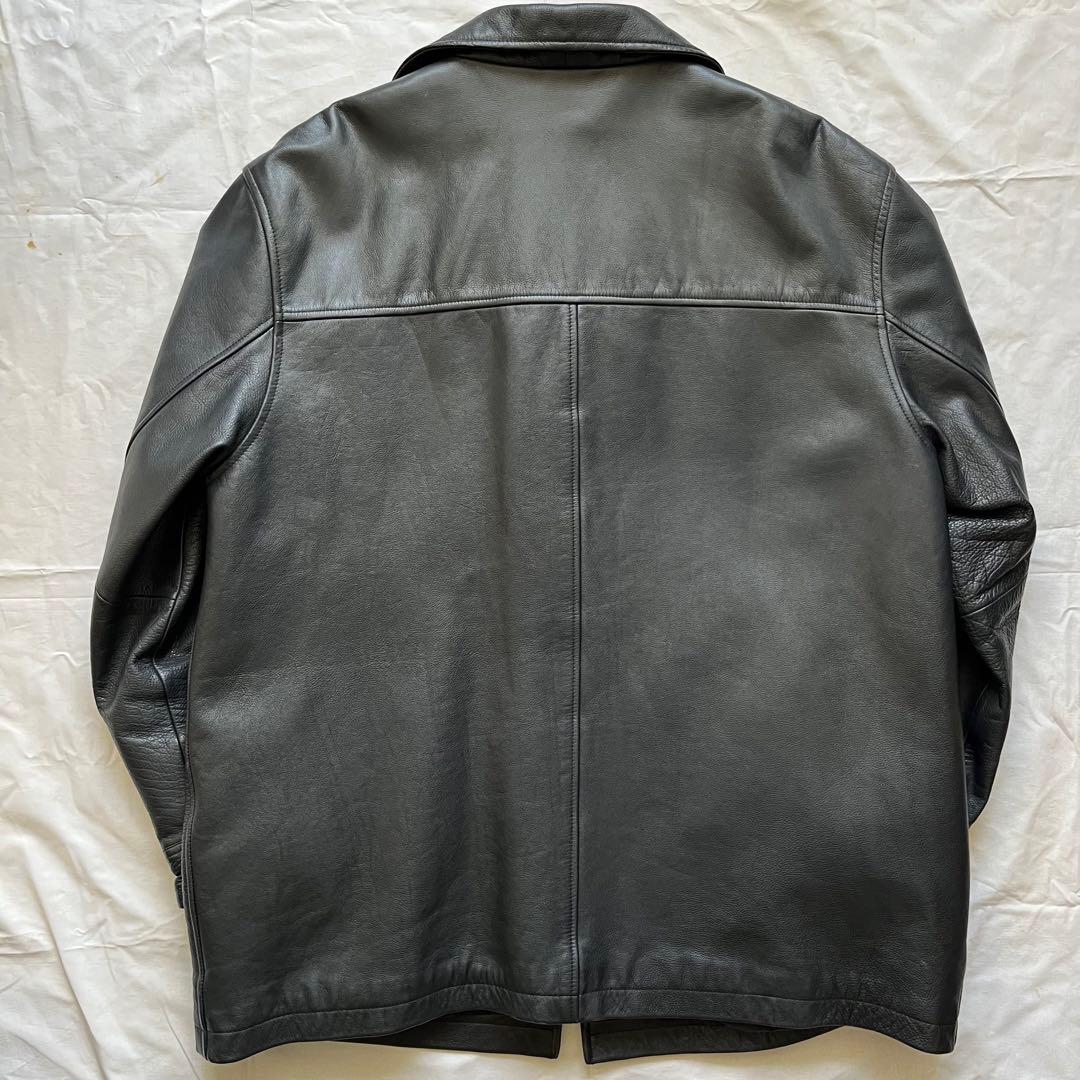 OLD GAP カーコート 黒 レザー XL vintage 野村訓一 名作 - メルカリ