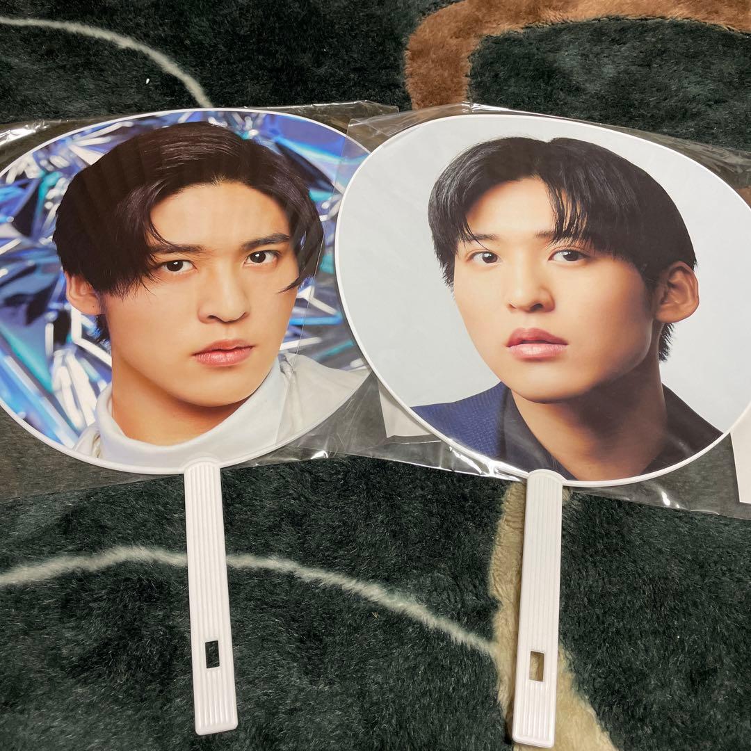 SnowMan 目黒蓮 うちわセット | Shop at Mercari from Japan! | Buyee