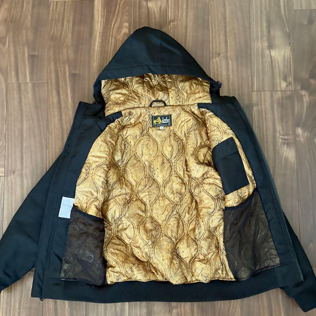 ダービーオブサンフランシスコ ブラック M 310BLACK GOLDフーディ