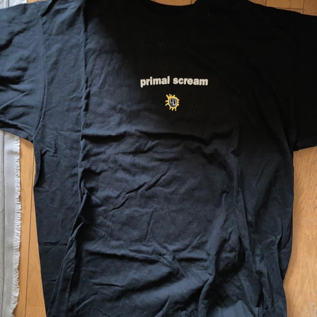 当時レア物Primal Scream スカルデザイン Tシャツ