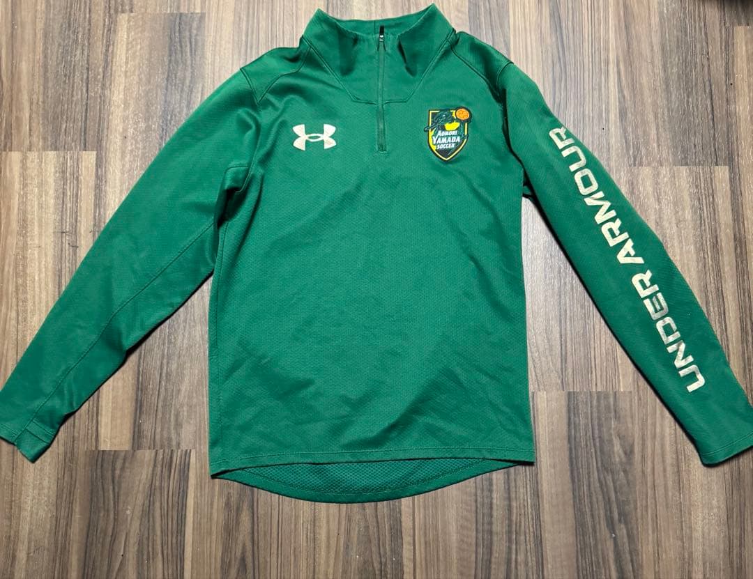 Under Armour サッカーウェア 緑色 長袖 アンダーアーマー（UNDER ARMOUR）（メンズ）チーム サッカー ニット