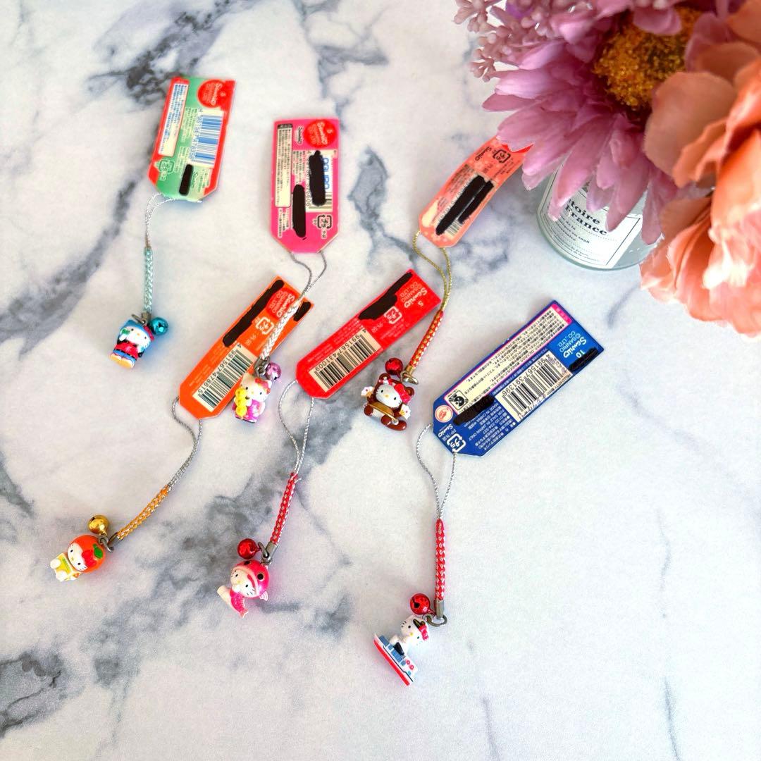 ご当地キティ ハローキティ ストラップ キーホルダー 6個セット - メルカリ