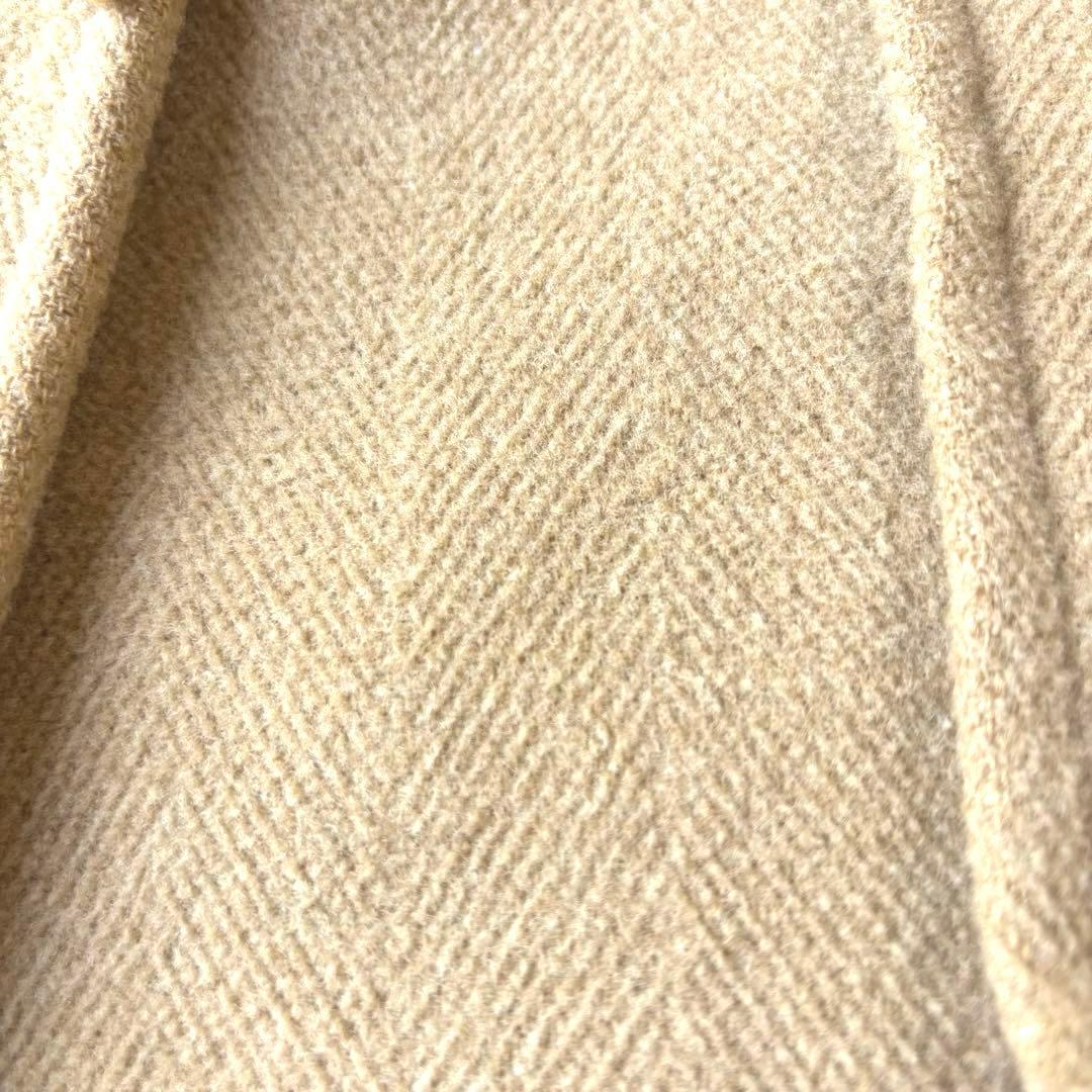 高級 バーバリーロンドン ヘリンボーン ダッフルコート フード付き