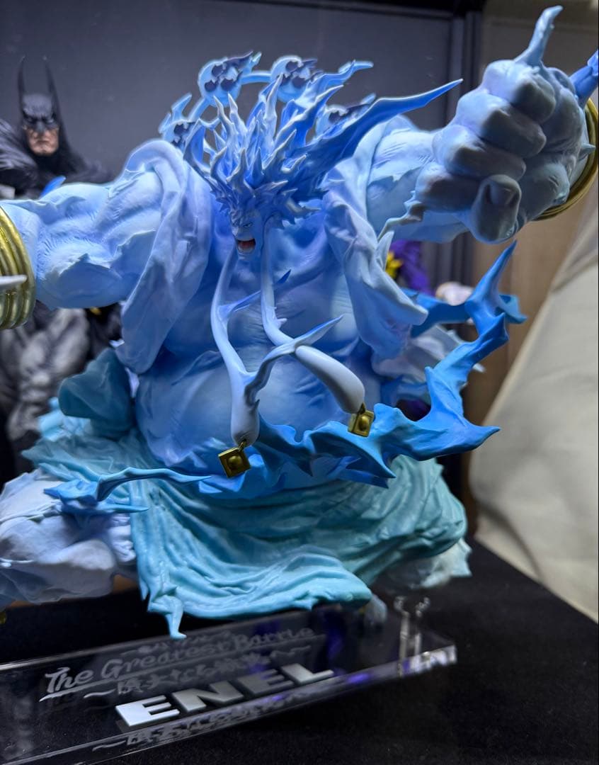 ワンピース　1番くじ　ラストワン賞　エネル　フィギュア　特別台座付き