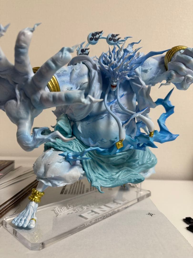 ワンピース　1番くじ　ラストワン賞　エネル　フィギュア　特別台座付き