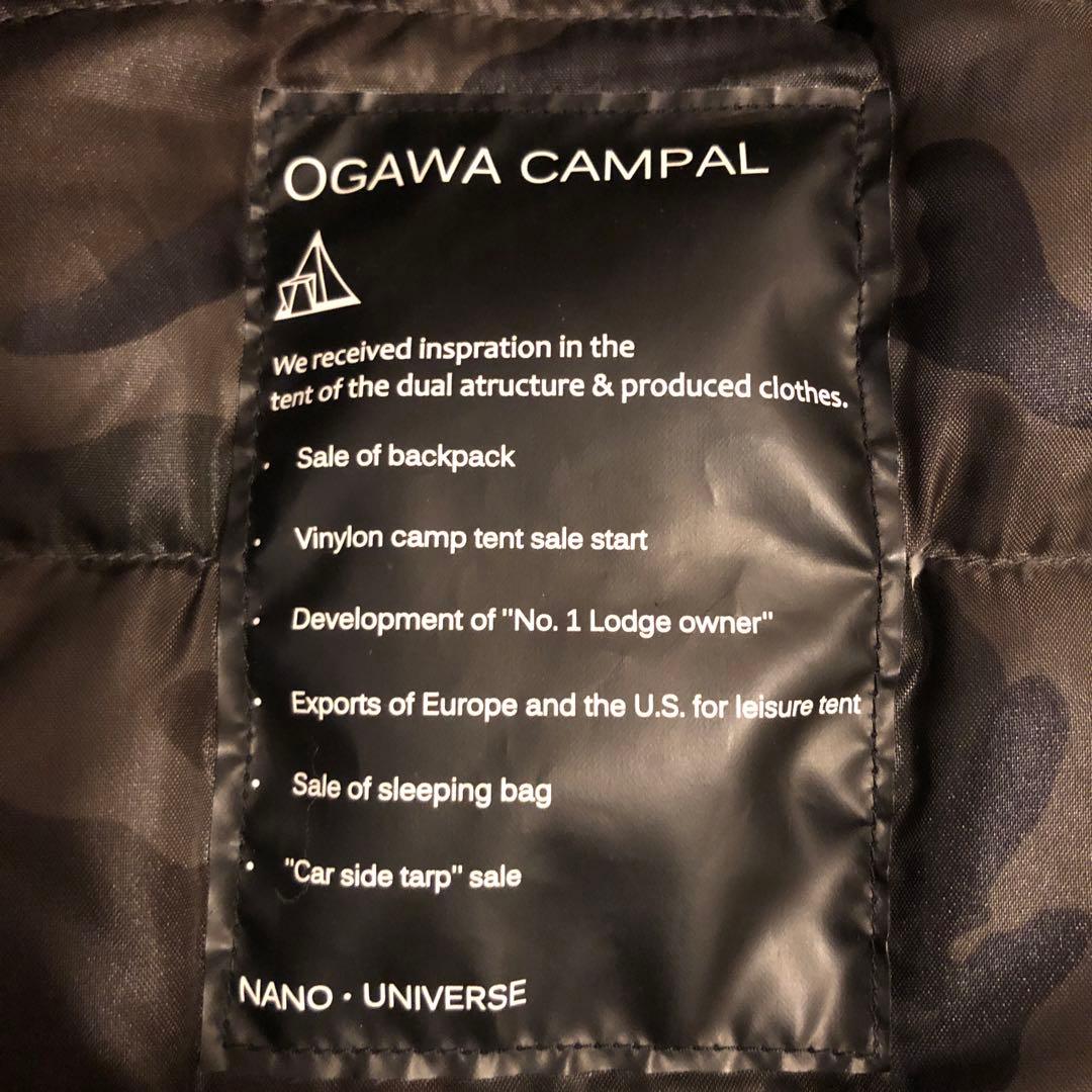 nanoユニバースと小川CAMPAL コラボ ステンカラーコート グレー