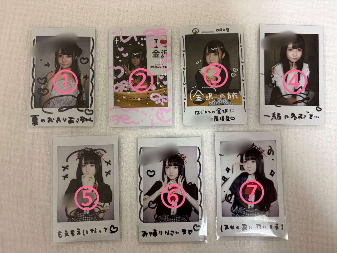 姫園あこ チェキ 7枚セット 阿久津友理 | 本日2/26(木)より、BASEで「ふわふわくらげ チェキ