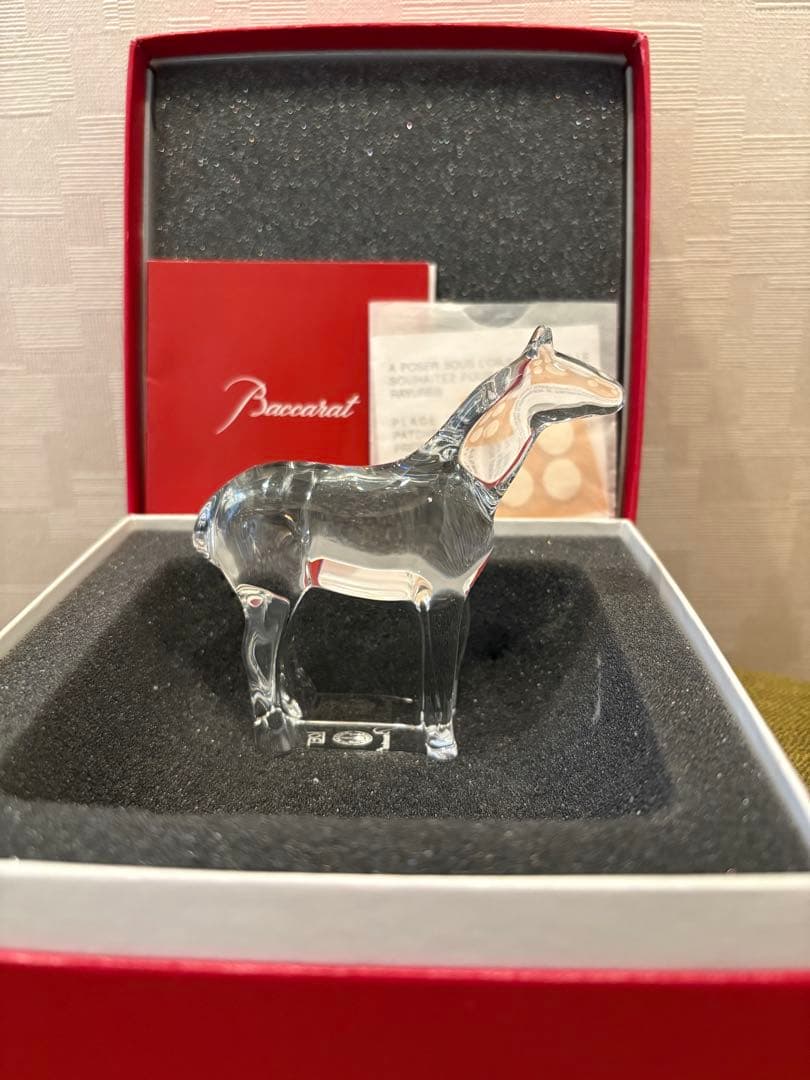バカラ 干支 午 馬 クリスタル 置物 フィギュリン Baccarat ホース バカラ 干支 午 馬 クリスタル 置物 フィギュリン Baccarat - メルカリ
