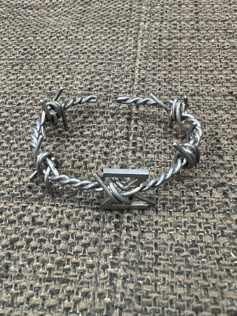 ⑧ zucca e.m. silver 925 有刺鉄線　バングル　シルバー ステンレス 有刺鉄線 バングル [b790] | バングル,ステンレス | SILVER