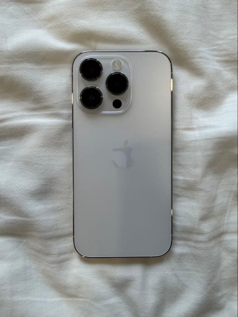 【極美品】iPhone14Pro 128GB SIMフリー　ホワイト iPhone 14 Pro| 極美品 SIMフリー シルバー ホワイト 128GB 傷なし