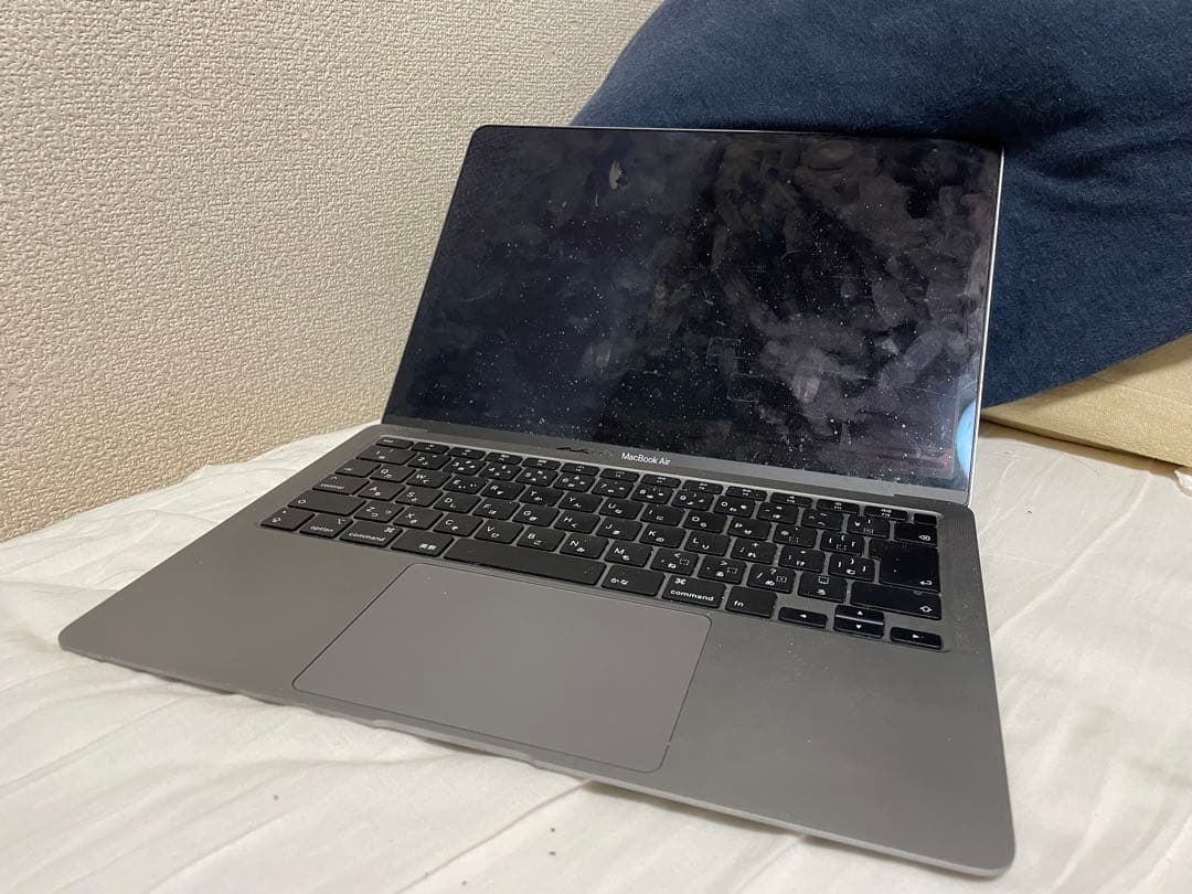 画面割れ】MacBook Air 2020 M1 13インチ シルバー - メルカリ