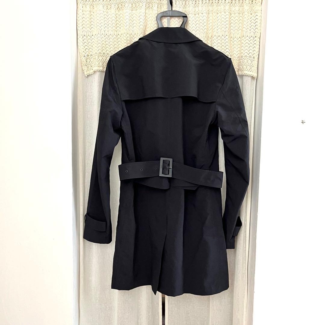 ✔️新品☆HERNO ヘルノ トレンチコート ダブルブレスト 紺 44 Sサイズ