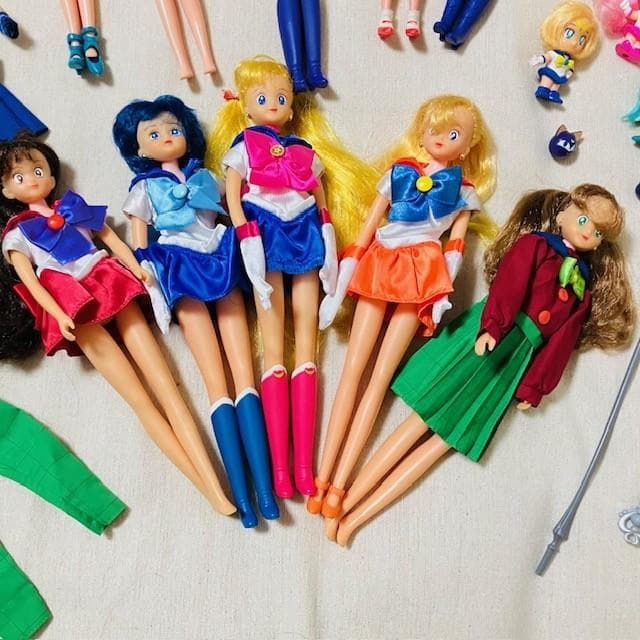 当時もの セーラームーン 着せ替え人形 イロイロ アソート vintage