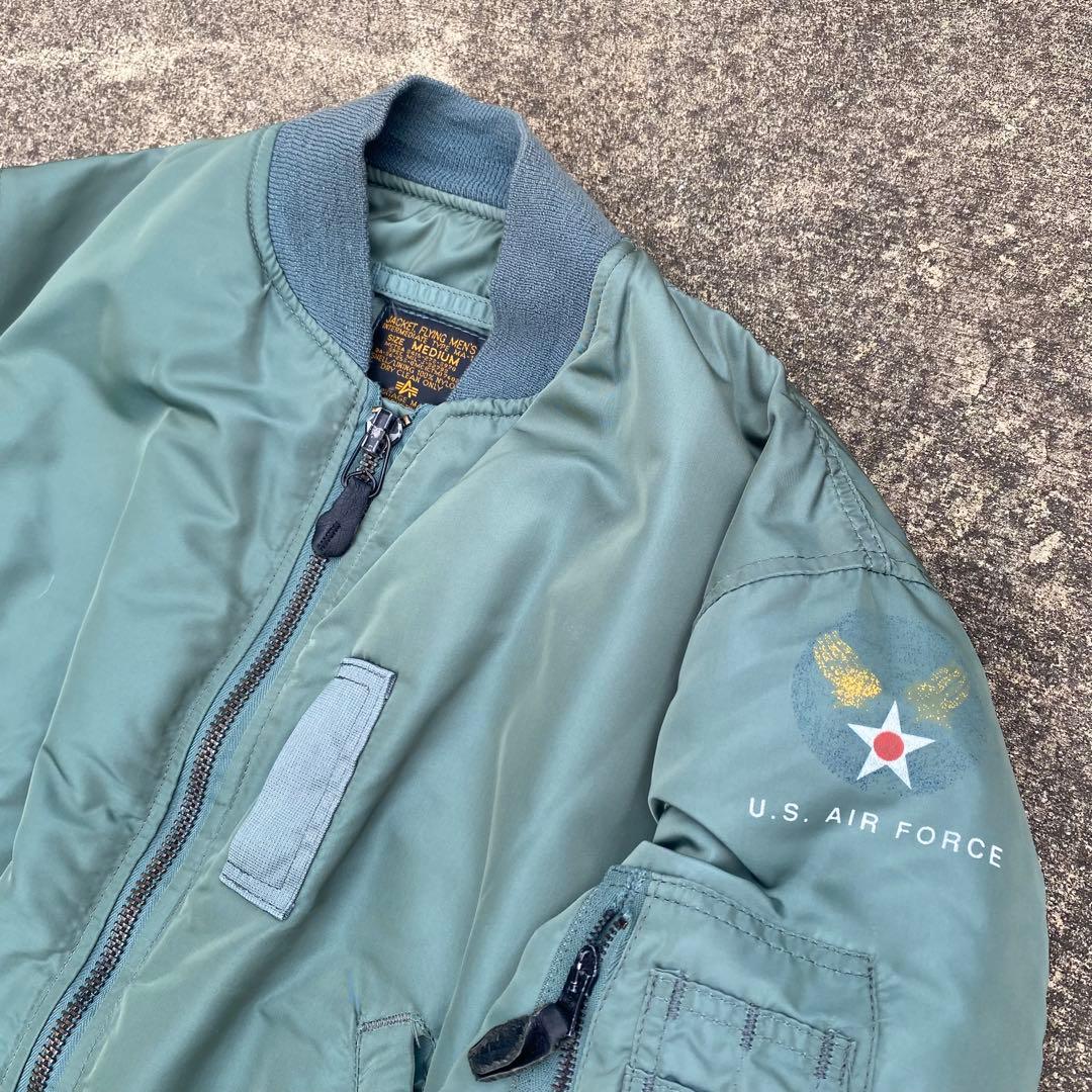 90s ALPHA INDUSTRIES 50s復刻 MA-1 USA製 M - メルカリ