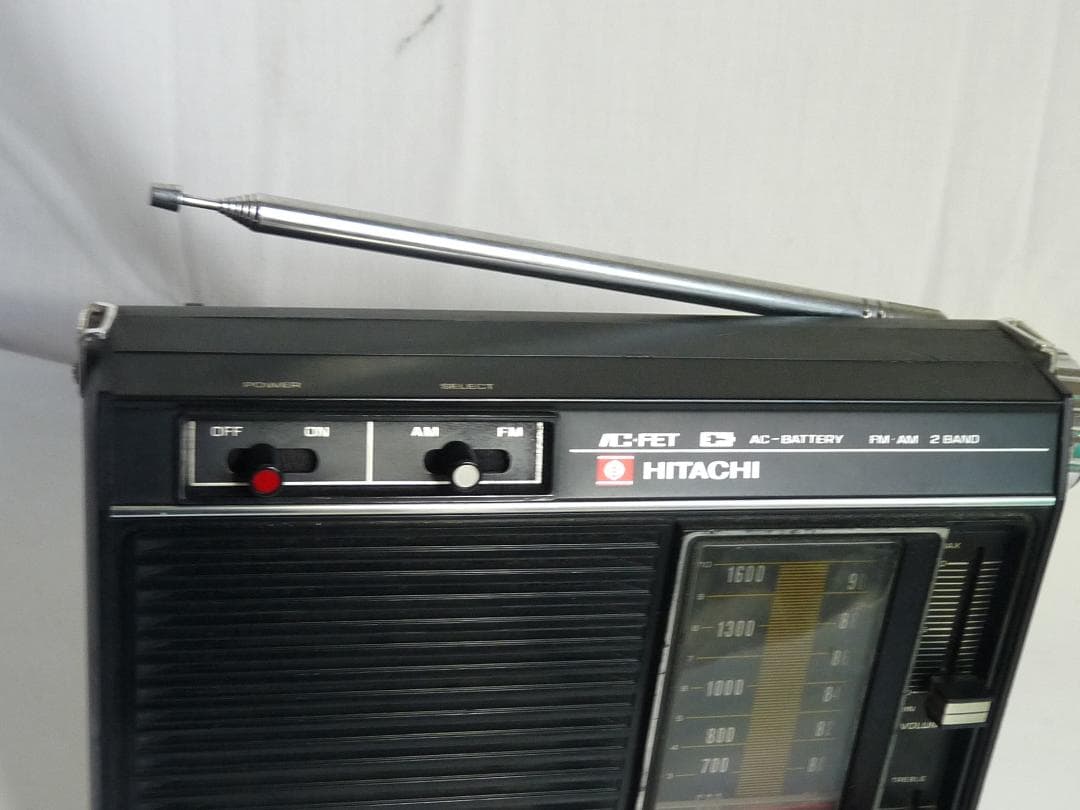 昭和レトロ HITACHI KH-993 IC-FET FM/AMラジオ - メルカリ
