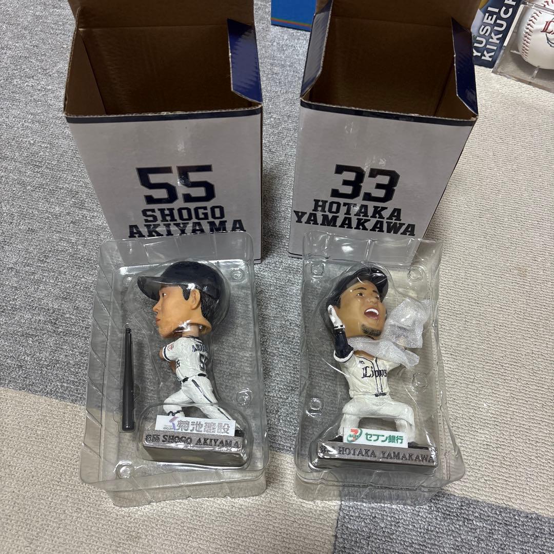 【新品未使用品】埼玉西武ライオンズ 秋山翔吾 & 山川穂高 ボブルヘッド セット 2026年最新】ボブルヘッド 西武ライオンズの人気アイテム - メルカリ