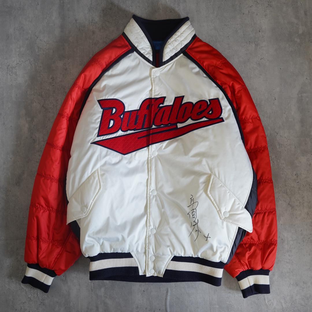 大阪近鉄バファローズ　高須洋介　実使用　スタジャン　コシノヒロコ　XLサイズ 大阪近鉄バファローズ 高須洋介 実使用 スタジャン コシノヒロコ XL