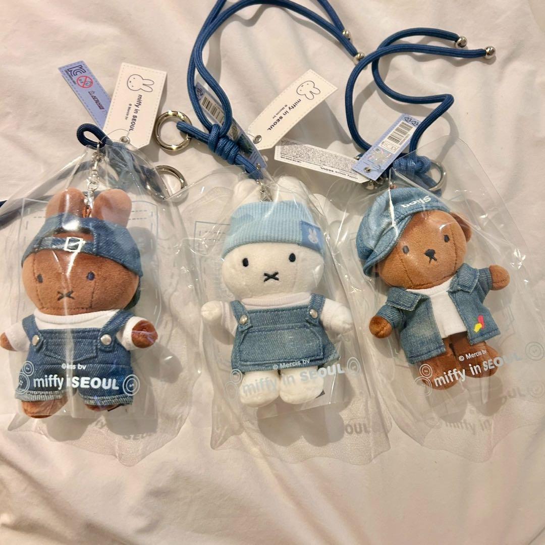 韓国 ソウル ソンス 聖水 限定 ミッフィー デニムドールキーリング
